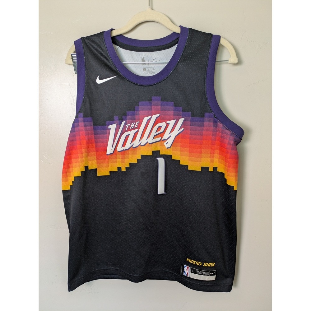 Nike Devin Booker Phoenix Suns The Valley Jersey Mens Size L